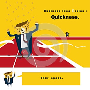 Business idea series Quickness photo