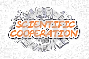 Scientific Cooperation - Business Concept. photo