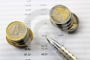 An business image with money and a pan - concept