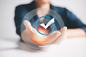 Business implemented a technology-driven system to check and guarantee quality with approval process that ensures management and photo
