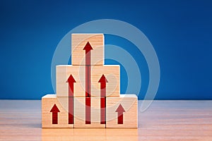 Business improvement, personal development and growth concept