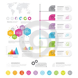Business info-graphic elements