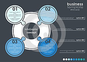 business info graphic template