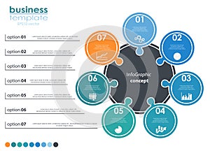 business info graphic template