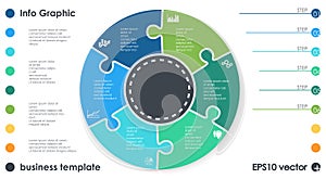 business info graphic template