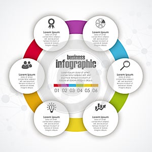 business info graphic template