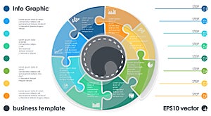 business info graphic template