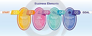 Business infographic Can be used for workflow layout