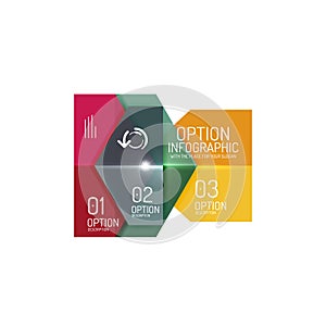 Business infographic design template photo