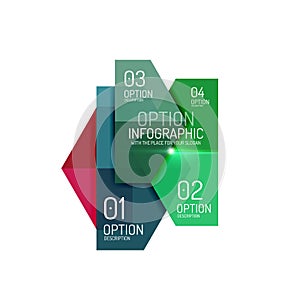 Business infographic design template photo