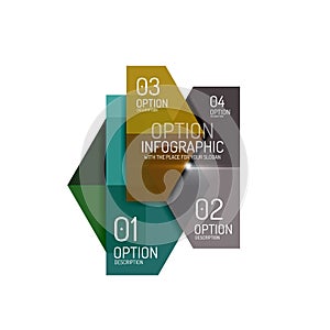 Business infographic design template photo