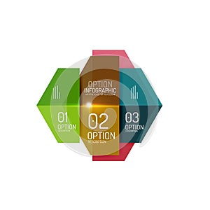 Business infographic design template photo