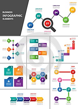 Business Infographic element for presentation