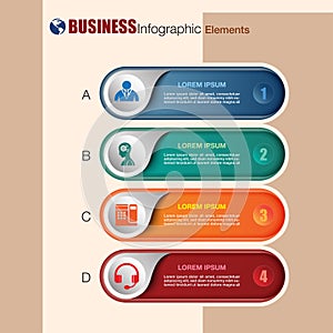 Business infographic elements