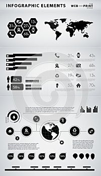 Business infographic elements