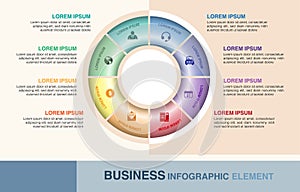 Business infographic elements design