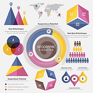 Business Infographic elements set.