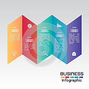 Business Infographic Step Presentation