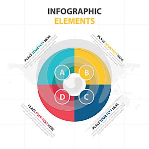 Business Infographic timeline process template, Colorful Banner text box desgin for presentation, presentation for workflow