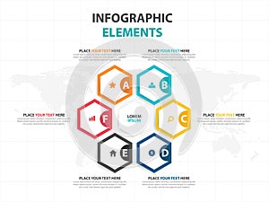 Business Infographic timeline process template, Colorful Banner text box desgin for presentation, presentation for workflow