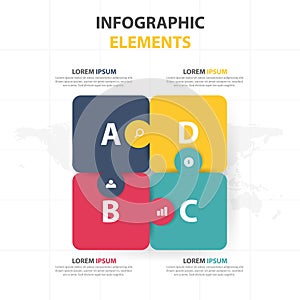 Business Infographic timeline process template, Colorful Banner text box desgin for presentation, presentation for workflow