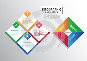 Business infographic vector square file