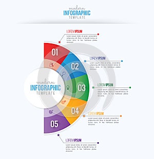 Business infographics design vector and marketing icon, workflow layout, diagram