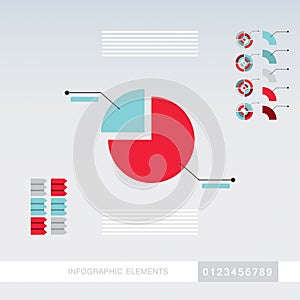 Business infographics elements template.