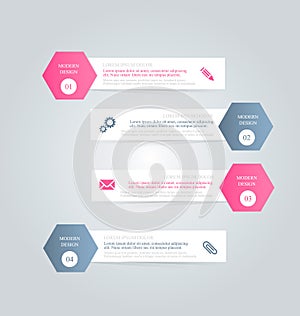 Business infographics tabs template for presentation, education, web design, banner, brochure, flyer.