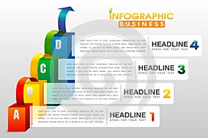 Business infographics template