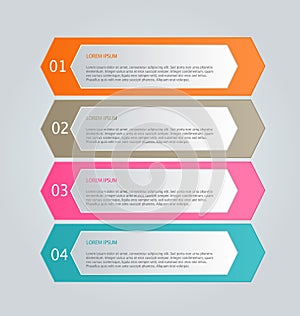 Business infographics template for presentation