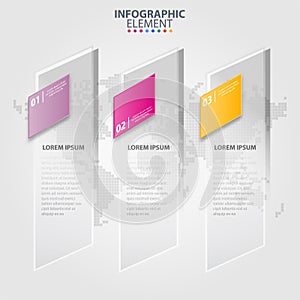 Business Infographics transparency design elements illustration