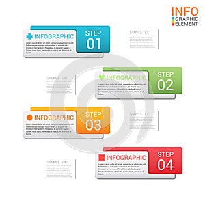 Business Infographics Vector illustration. can be used for workflow layout, banner, diagram, number options, step up options, web