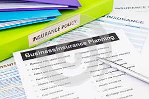 Business insurance planning checklist for risk management