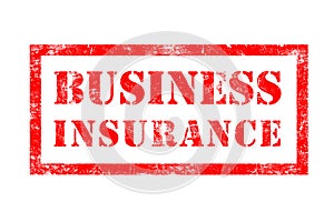 Business Insurance rubber stamp