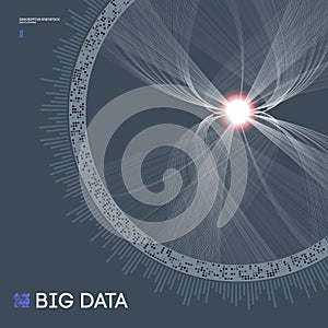 Business inteligence technology background. Binary code algorithms deep learning. Virtual reality analysis. Data science