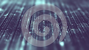 Business inteligence technology background. Binary code algorithms deep learning. Virtual reality analysis. Data science