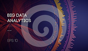 Big Data. Business inteligence technology background. Binary code algorithms deep learning virtual reality analysis