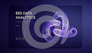 Big Data. Business inteligence technology background. Binary code algorithms deep learning virtual reality analysis