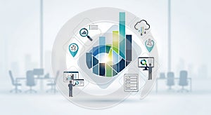 Business Intelligence and Data Analysis Concept