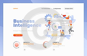 Business Intelligence Web Page