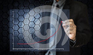 Business investment planning graphs.