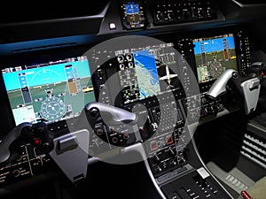 Business Jet Cockpit