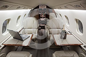 Business Jet Interior photo