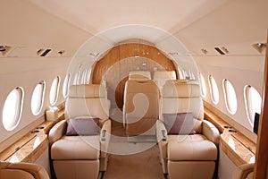 Business jet interior