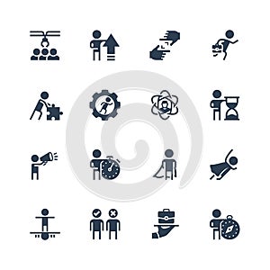 Business, Job and Personal Development Icon Set