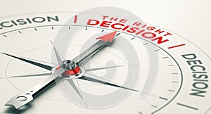 Business judgement. Making the right decision