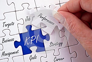 Business KPI jigsaw puzzle