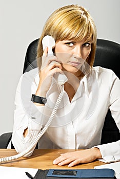 Business Lady on Phone