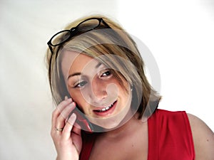 Business Lady On Phone III